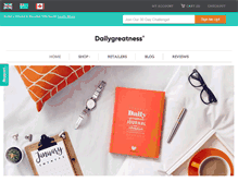 Tablet Screenshot of dailygreatness.co